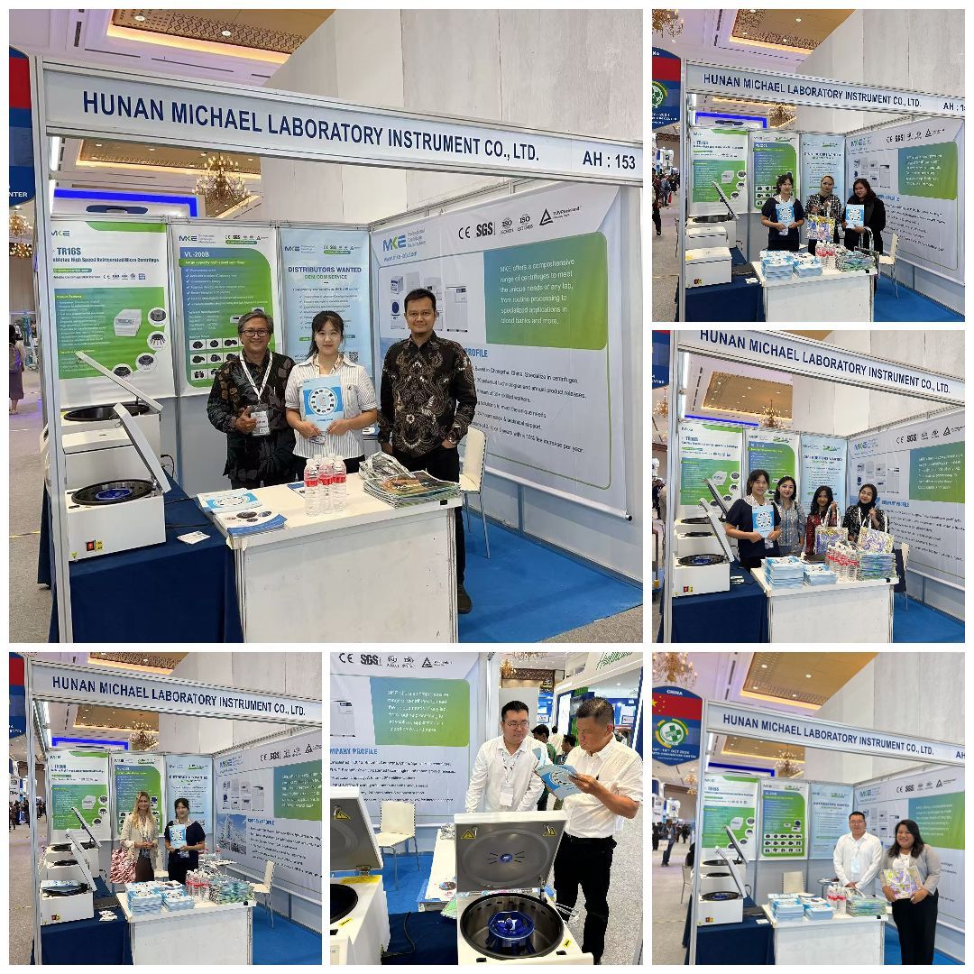 MKE LAB នៅ Indonesia Hospital Expo 2024: ការបង្ហាញដំណោះស្រាយ centrifuge កម្រិតខ្ពស់ 2